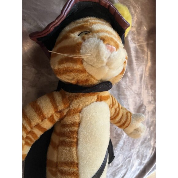 Shrek 2 Puss In Boots Bendable Plush Cat Beverly Hills Teddy Co 16" - Picture 15 of 16